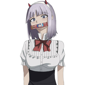 ゼロツーのコスプレを要求された蛍ちゃん、とへんなお菓子。