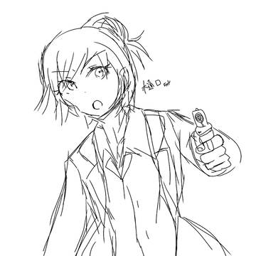 樋口さんの線画(汚い)