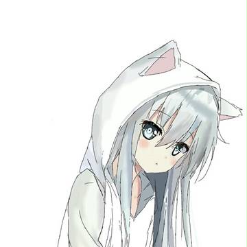猫耳パーカー