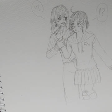 美人×平凡の百合