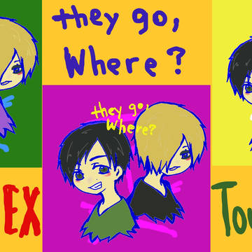 they go,Where?→we're Here!