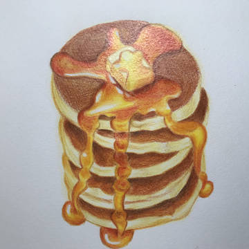 ホットケーキ(模写)