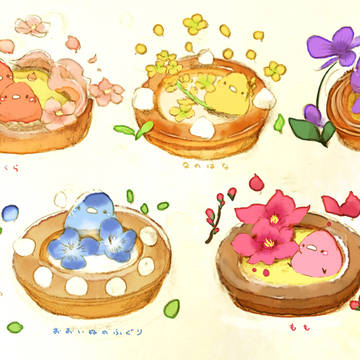 春の花タルト