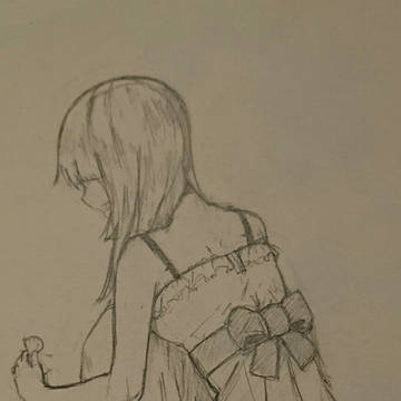 浜辺の少女