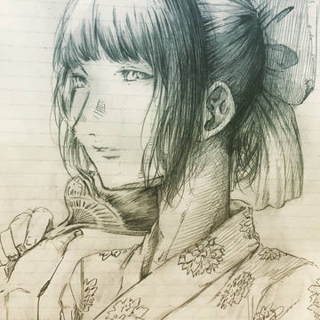 浴衣の花