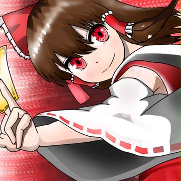 霊夢描いたー