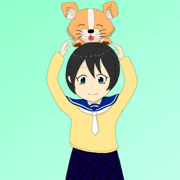 恵那 with ちくわ