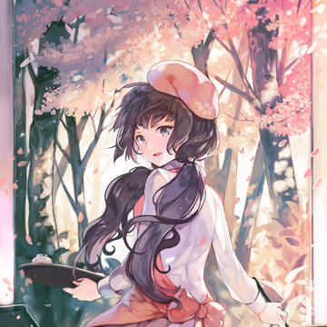 春を描く