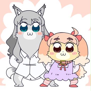 そら子とモコ美。