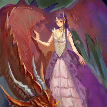 竜と少女