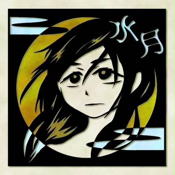 水月に映る