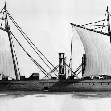 Italian Aeo Dart Steam Battleshi