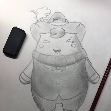 アクシアくんを本気で描いてみた