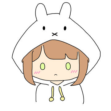うさぎパーカー