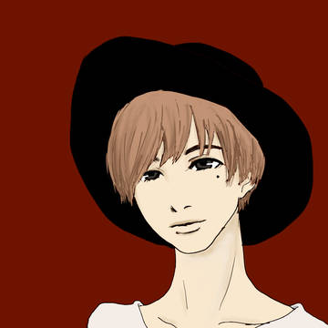 黒ハットの男の子