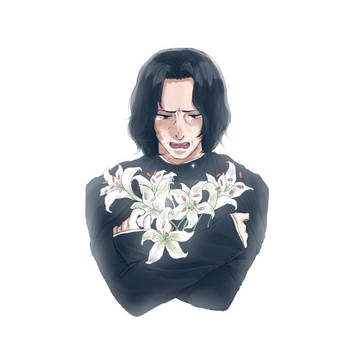 Holding lilies