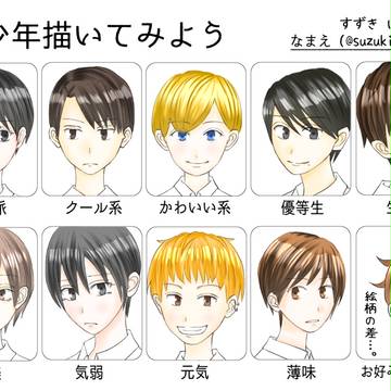 美少年を描いてみた