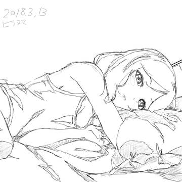 まきちゃん模写