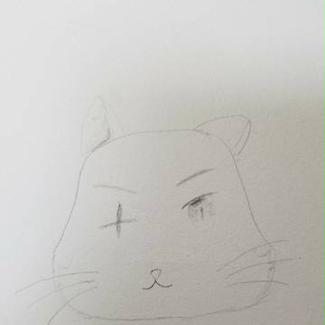 猫書きました