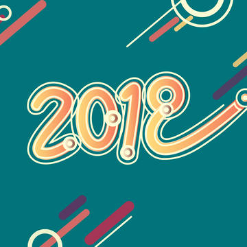 2018 new year card