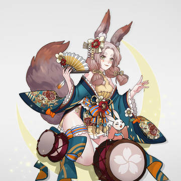 團花新月