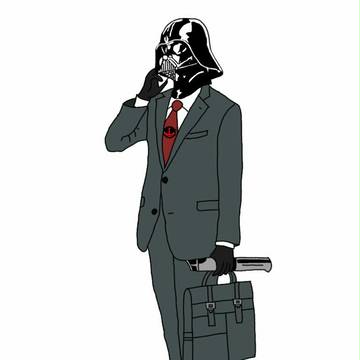 働くダース・ベイダー
