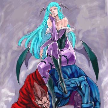モリガンとデミトリ