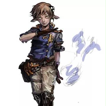 略带朋克风的精灵少年
