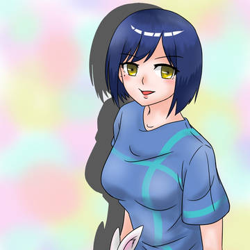 私服静凛withうさぎ
