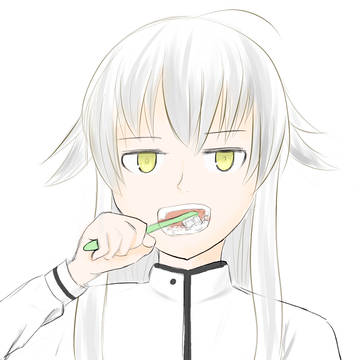 歯磨きを開始します