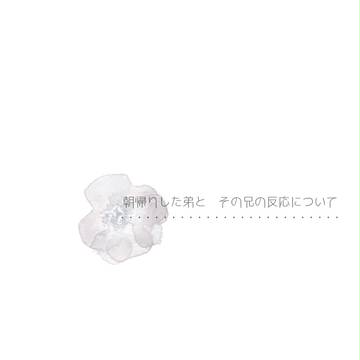【WEB再録 戦国無双 真田兄弟】朝帰りした弟と…