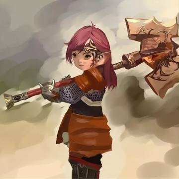 FF14拉拉肥女战士