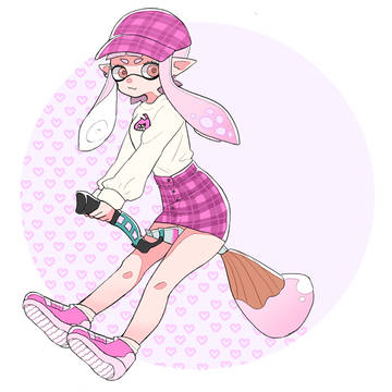 ピンクなイカちゃん