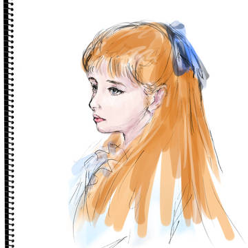 可愛いイレーヌ　模写