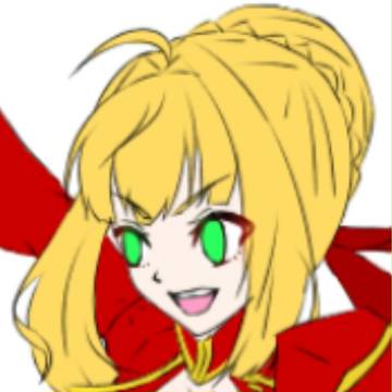 髪塗りメイキング