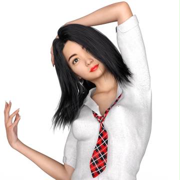 校园少女莫雨欣