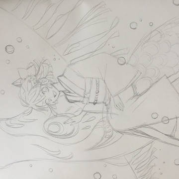 ラフ女の子