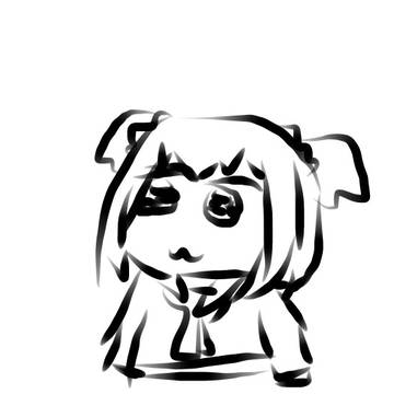 ニコニコの４動画で使用したイラスト集【ポプテピ関連】
