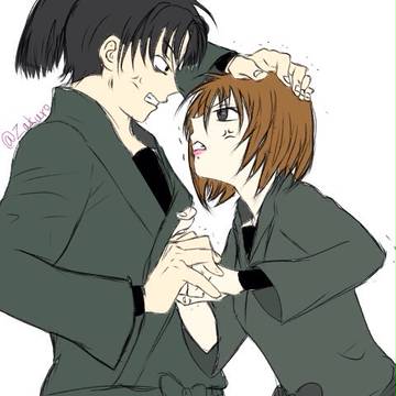 潮江文次郎とオリ忍ケンカップル💕