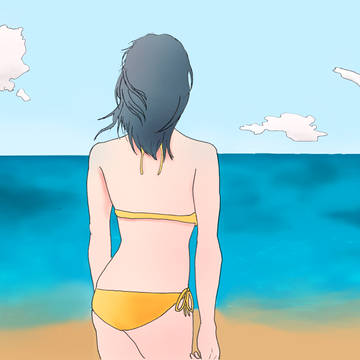 she sees sea