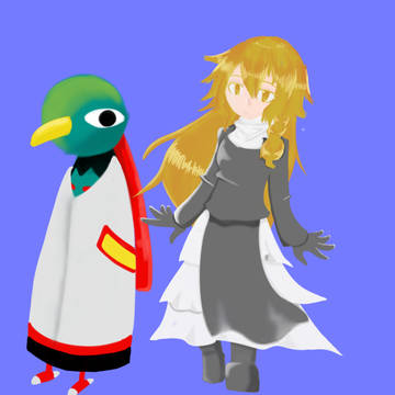 魔理沙とネイティオ