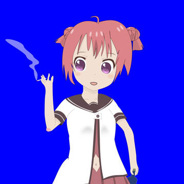 喫煙へそ出しあかり.BB