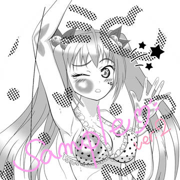 ウォーターボールガール(エリちゃん/風船用イラスト・07)