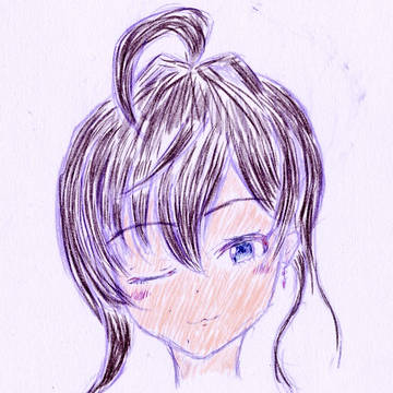 色鉛筆風 志希ちゃん