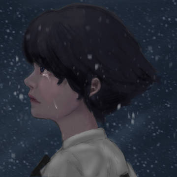 雪夜  Snowy night