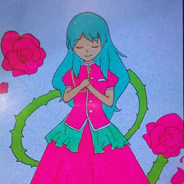 純金の薔薇 ユメのドレス姿