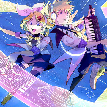 kagamine rin/len 10th!