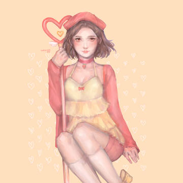 Strawberry-girl