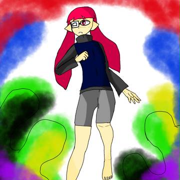 アイビスで描いたオリイカ落書き