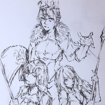 Fate らくがき